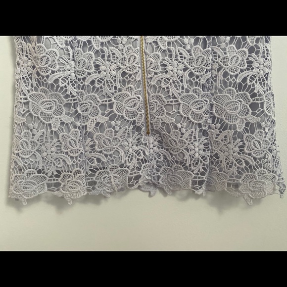 Lavender lace Nanette Lepore blouse - Picture 6 of 13